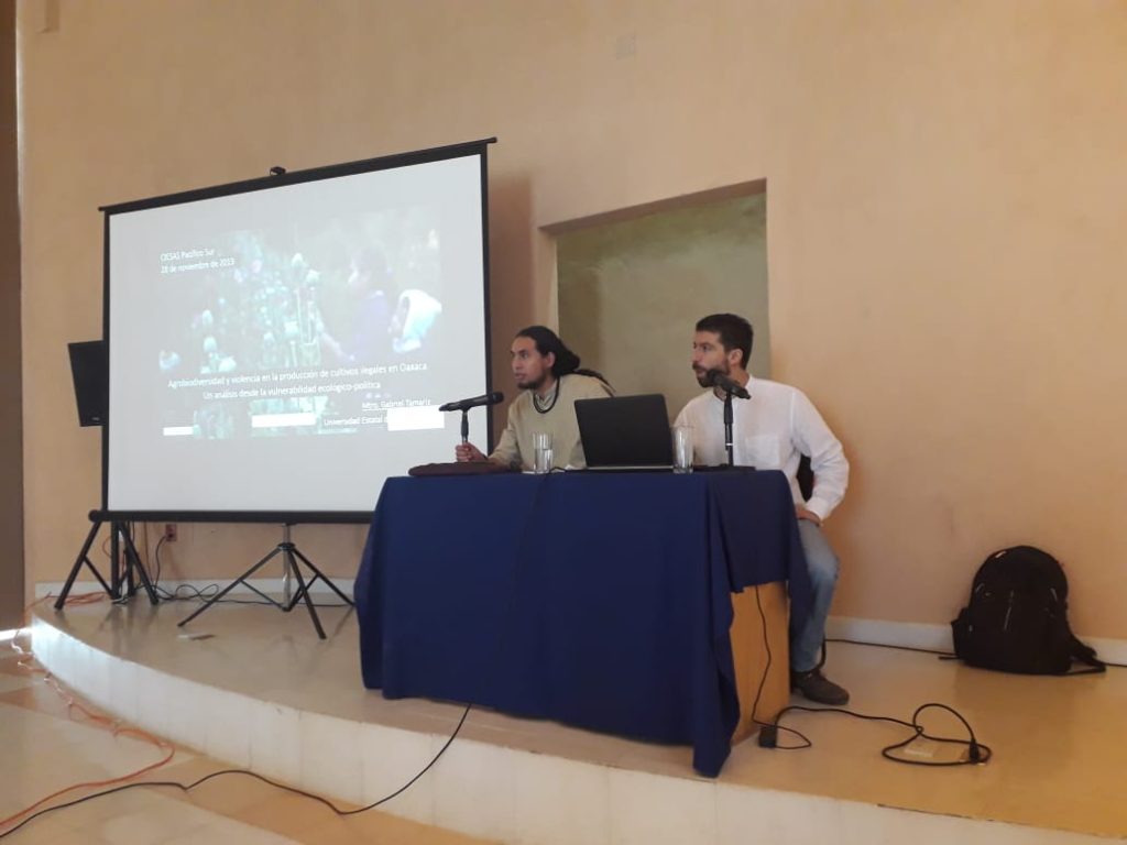 Conferencia Agrobiodiversidad y violencia en la producción de cultivos ilegales en Oaxaca