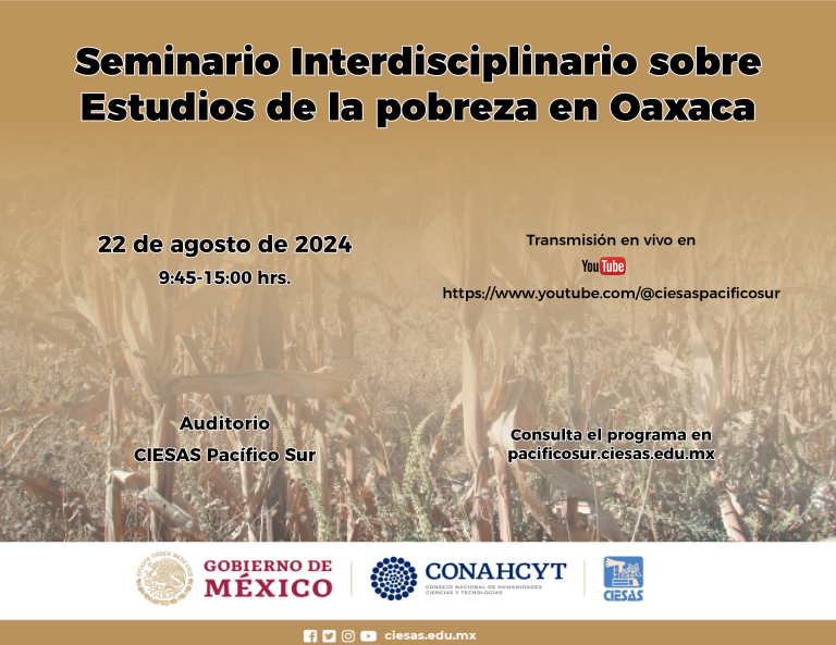 Seminario Interdisciplinario sobre estudios de la pobreza en Oaxaca